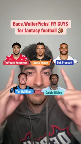 These are ‘My Guys’ in drafts for fantasy football!! #buccaneerswalterpicks #fantasyfootball #fantasyfootballdraft #nflfantasy 