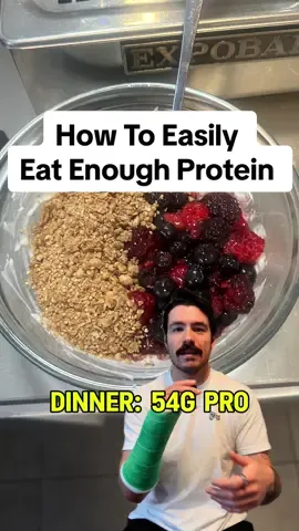 How to Easily Eat High Protein Every Day If you’re trying to build muscle and tone up but struggling to hit your protein goals… here’s how I got 183g of protein in a day—with simple, affordable meals and zero stress (even while recovering from surgery with one arm): ✅ 2 scoops of protein powder with water (start your day with easy protein) ✅ 1 lb of lean meat + veggies for lunch (buy meat in bulk on sale) ✅ High-protein yogurt parfait for dinner (Greek yogurt + protein powder + fruit)  All that for under 2,000 calories. No overthinking, just smart choices. The key is keeping meals simple and consistent. Want to know exactly how much protein YOU need to gain muscle and tone up? Comment “muscle” below and I’ll send you my free Calorie & Macro Calculator. #proteinrecipes #highproteinrecipes #highproteinmeals #musclebuildingtips #personaltrainer 