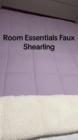 Room Essentials Faux Shearling#cobija#invierno 