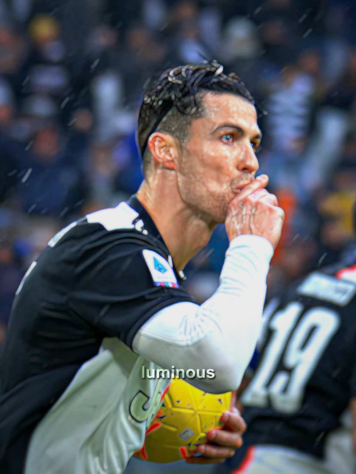 Ronaldo the look of love 😍 || collab with my bro @dinho || #ronaldo #edit #fyp #football #quality 