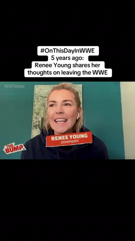 What a star she was in the WWE - and now in AEW! Renne Young (or Paquette - her real surname!) had just finished up with the WWE, with her last appearance being at SummerSlam  She admitted on The Bump: 