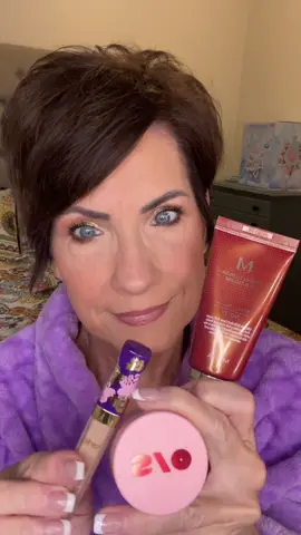 The 3 products that make a huge difference! M Perfect Cover BB Cream, Tarte Creaseless Concealer and O/S Blurring Powder! #bbcream #concealer #blurring #tiktokshop #tiktokshopfinds 