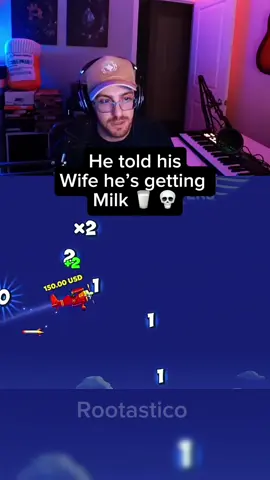 He told his wife he’s getting milk 😩💀 #planegame #aviamasters 