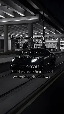 The mansion, the cars, the success — they’re all secondary. The most important project you will ever work on… is you. Your mindset. Your habits. Your discipline. Your ability to stay focused when everyone else quits. Luxury doesn’t start with wealth — it starts with self-mastery. Because when you build yourself, you’ll have the foundation to build anything else. 📌 Save this as a reminder: before the empire, you must first become the architect. #LuxuryLifestyle #WealthMindset #MotivationDaily #SuccessDriven #LuxuryGoals 