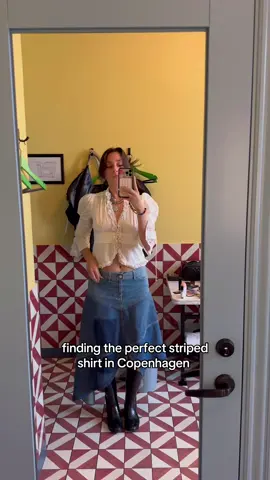 in pursuit of a perfect basic  #shoppingvlog #copenhagen #shopping #stripedshirt #tshirt 