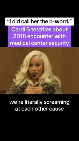 Rapper Cardi B will return to the witness stand in her civil assault trial in Los Angeles on Wednesday (August 27) after testifying for about 30 minutes Tuesday afternoon. Legal name Belcaris Almanzar, Cardi is accused in a lawsuit of assaulting a security guard at the OB/GYN center where she had an appointment in 2018 when she was pregnant with her first child.  Emani Ellis, who was fired over the incident, claims Cardi assaulted her after she accused Ellis of filming her, which Ellis denies doing. Ellis' lawyer Rob Rosen questioned Cardi in direct-examination, and Cardi was animated on the stand as she testified about the incident and denied hitting Ellis or calling her the n-word like the lawsuit says. You can watch Rosen tell Cardi he didn’t know she wears wigs here @Meghann Cuniff.   #celebrity #cardib #hiphop #law #attorney 