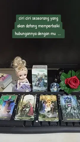 💕ciri ciri seseorang yang  akan datang perbaiki hubungannya dgn mu  ...  #tarotreader # #insyaallahresonet # #aamiinkan #