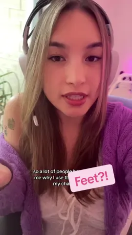 All credit goes to @*✧･ﾟ:* fairygee ✧･ﾟ:* she figured this out and is our queen and savior #feet #streamer #GamerGirl #twitchstreamer #smallstreamer 