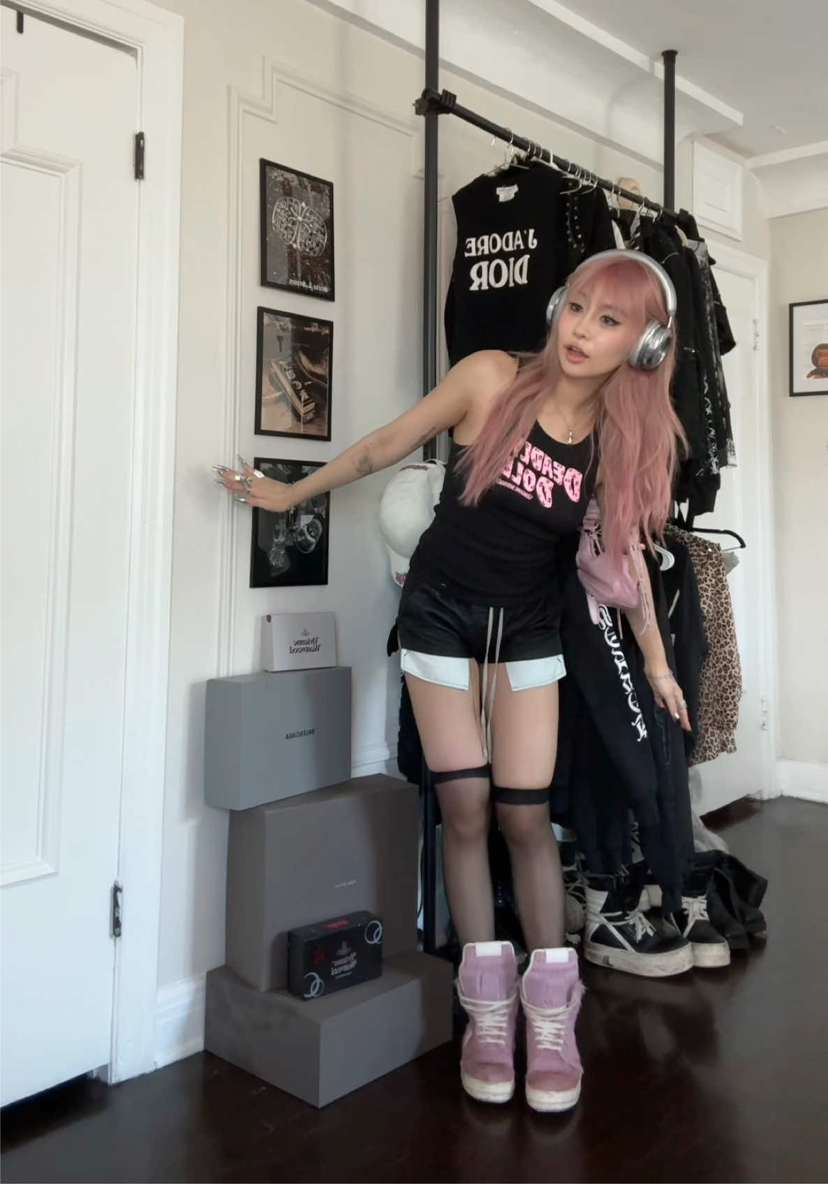 #tiffanobi #pinkhair #grwm 