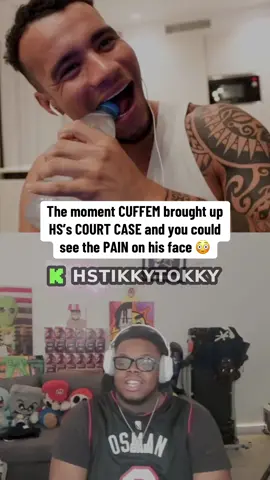 The moment CUFFEM brought up HS’s COURT CASE and you could see the PAIN on his face 😳 #hstikkytokky 