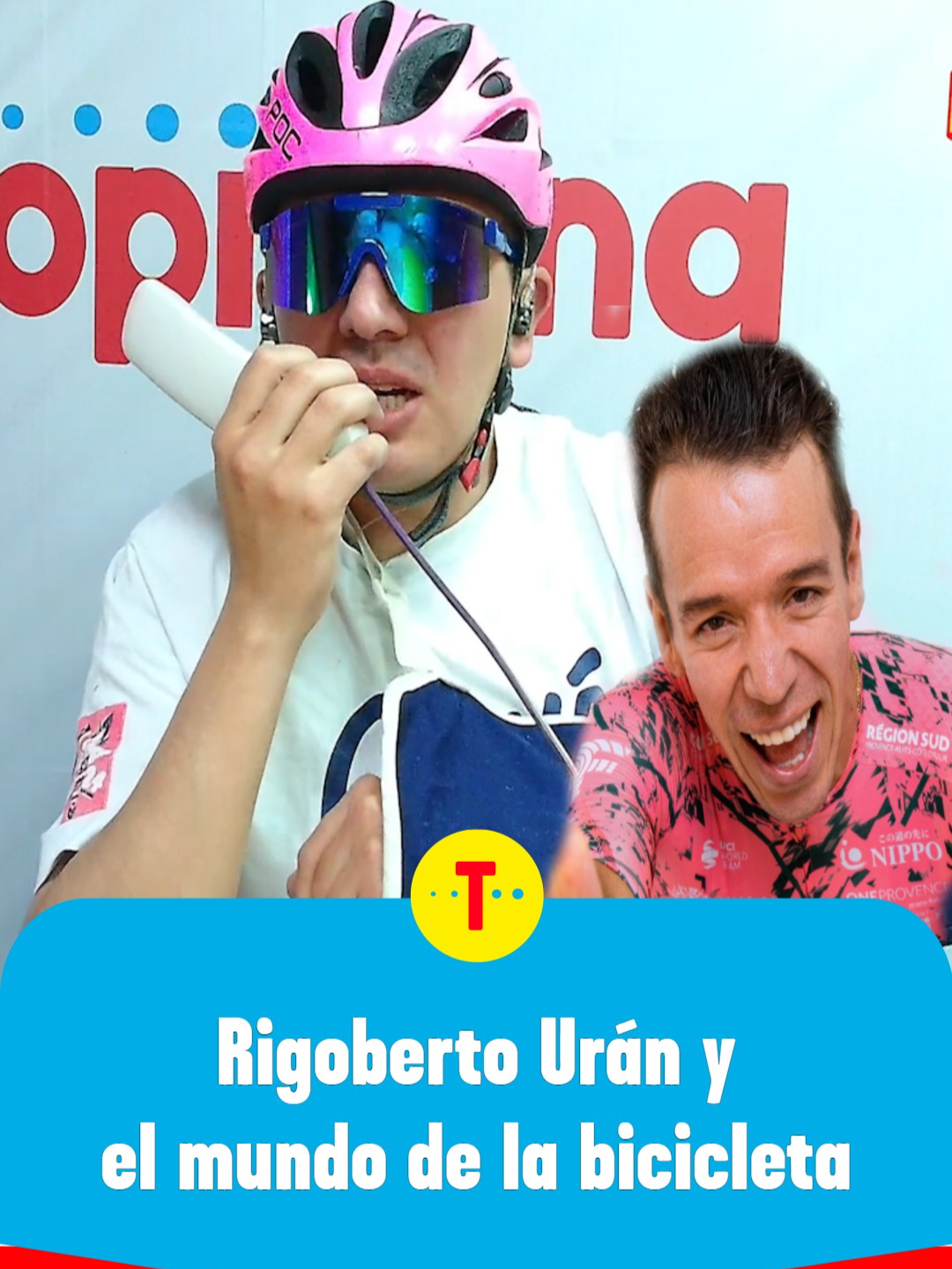 Rigoberto Urán y el mundo de la bicicleta   ¿Se dió contra el mundo en un accidente?   El talento de Julio César  y el humor de  Luchito #CómoAmanecióBogotá #Tropicana #Rigo #Ciclismo #Humor