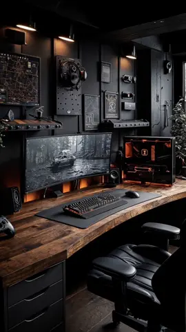 #pcsetups #workfromhome #techtok #interiordesign #setupinspiration 🙂‍↕️