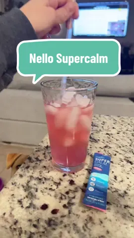 My new nighttime sleepy cocktail 👌🏼 #nello #nellosupercalm #nellosupercalmdrink #sleepydrink #tiktokshopcreatorpicks 
