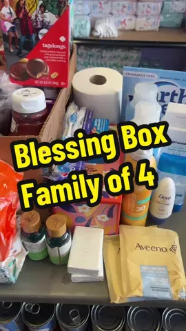 Let’s make a box💜 (sorry for my disaster recording 🤦🏻‍♀️) #foodpantry #fyp #food #baby #family #walmart #amazon #target #backtoschool #school #snacks #juice #box #blessed #hungry #diapers #foryou #foryoupage #foryourpage #typ #thankyou #grateful #wegotyou #food #pantry #sunscreen #men #women 