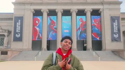 Swinging into the Spider-Verse at the Museum of Science and Industry! 🕸️ Had the best day geeking out over all the cool tech, costumes, and history. If you're a fan, you HAVE to check this out before it's gone! 🕷️ #SpiderMan #SpidermanExhibit #MSIChicago #MuseumOfScienceAndIndustry #Marvel    