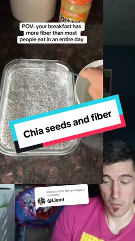 Replying to @Elric the geologist thank you for promoting fiber @baby cakes #fiber #chiaseeds #healthy #guthealth 