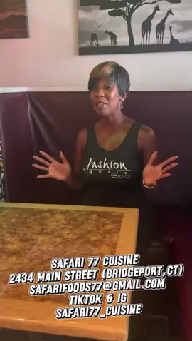 I had never had African food until I tried some at Safari 77 Cuisine located at 2434 Main Street Bridgeport Ct, and it was so tasty 🤤  Make sure go to @safari77_cuisine on IG or TikTok and order a plate from Chef @lau_dina_ I can personally guarantee your tastebuds will love it 🤤🥰🤤  #FAME . Follow: @Britishbombshell @OnlyBritishBombshell @therealbritishbombshell S/C: Britishbomshell TikTok: Britishbombshell2  YouTube: onlybritishbombshell @entertainmentvibes @internationalboogz @onlysisterpatterson . . . #AfricanFood #JollofRice #Fufu #EgusiSoup                         