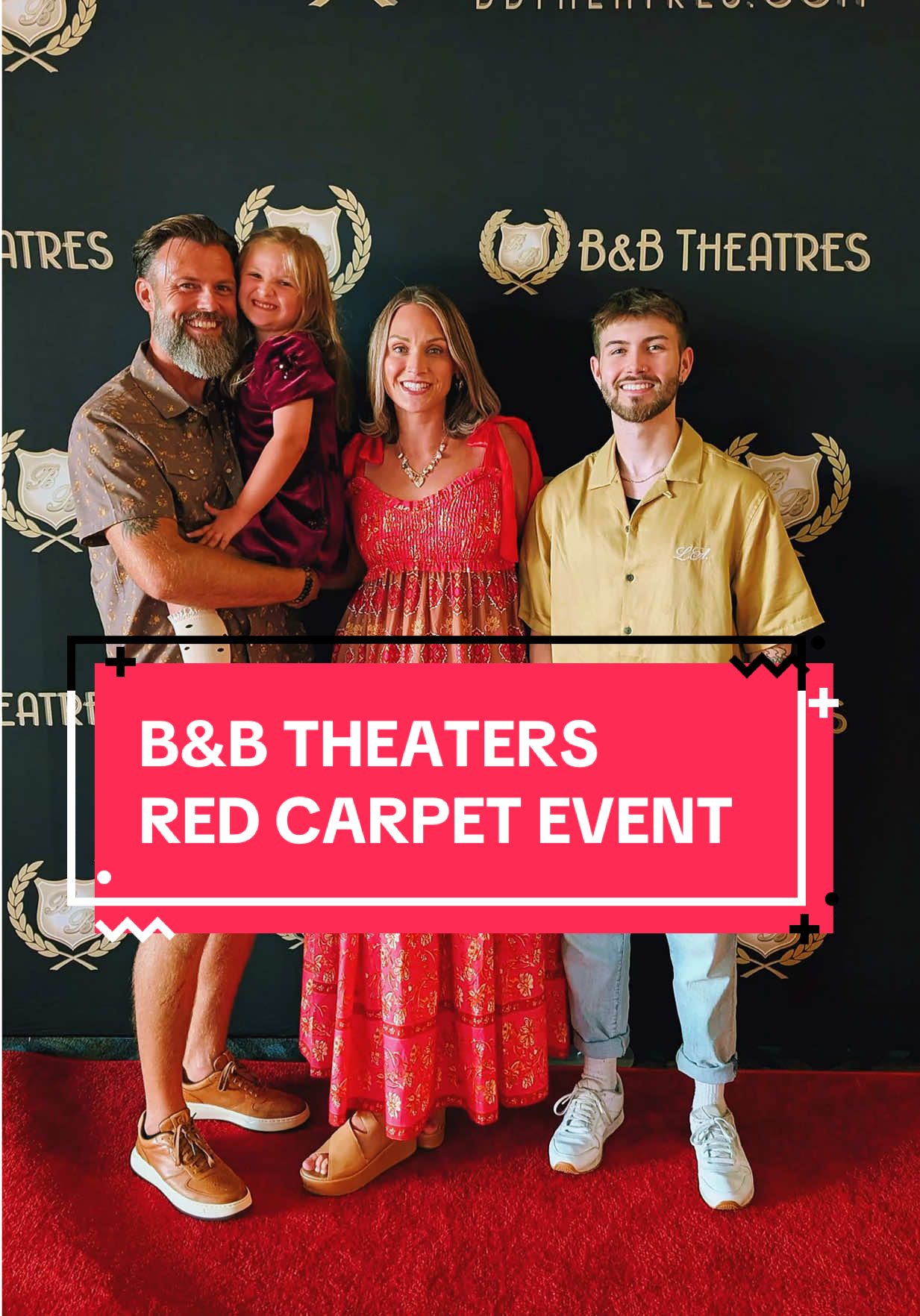 We spent the night enjoying the magic of the movies with @B&B Theatres ! Super thankful they had us, what an awesome theater and experience!!! @Candy Thunder @thethundertaker  #storytime #bbtheatres #movies #movietheater #redcarpet 