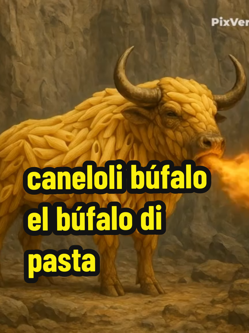 caneloli búfalo el búfalo di pasta (original) thanks to @jeroortiz985  #buffalo #viral #fyp #brainrot #italianbrainrot 