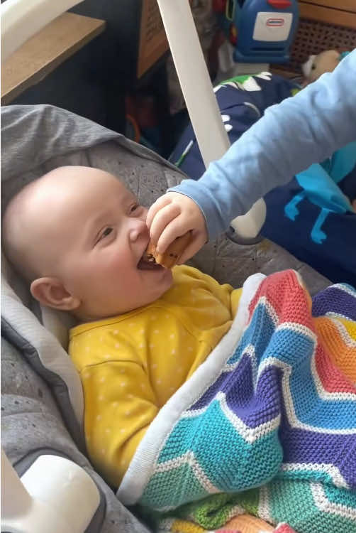When there are two babies in the family 🤣😂 #baby #funny #funnyvideos #family #kids 