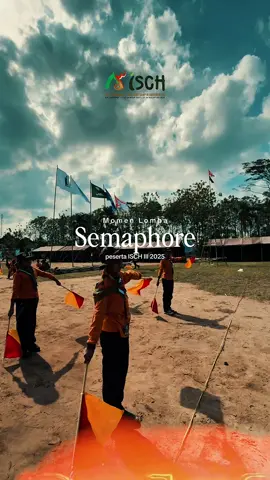 9.00 INI BUKAN yang tersisa. Tapi ini terus menjadi spirit. Semaphore bukan sekadar dilombakan, tapi juga mengajarkan tentang kekompakan dan keterampilan. Spirit ISCH III tak lekang ditelan masa 🔥 #isch #ischiii #jamnas #jamborenasional #pramukahidayatullah #sakopramuka 