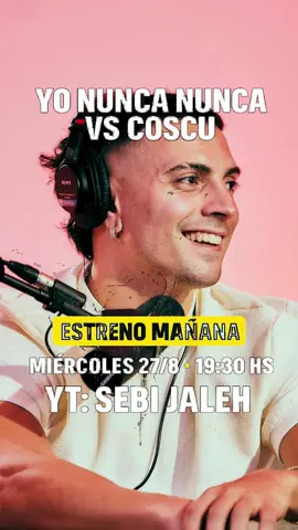 ¡YO NUNCA NUNCA VS @COSCU ! 🤯🔥 ⏰ Miércoles 27/8 • 19:30 hs  📹: YT: Sebi Jaleh  👉 SEGUIME para más contenido!  #TikTokDeportes 