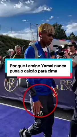 Por que Lamine Yamal nunca puxa o calção para cima? #futebol #brasil🇧🇷 #CapCut 