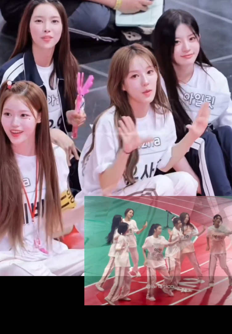 Reaksi illit Yunah, illit Minju, Izna RyuSarang, Izna Jeong Saebi, saat lagu kemenangan Hearts2Hearts ‘Style’ berkumandang di gor Isac 2025 Sc: 📸 ‪endlesslove0418‬, ianatico #hearts2hearts #h2h #illit #izna #kpop 