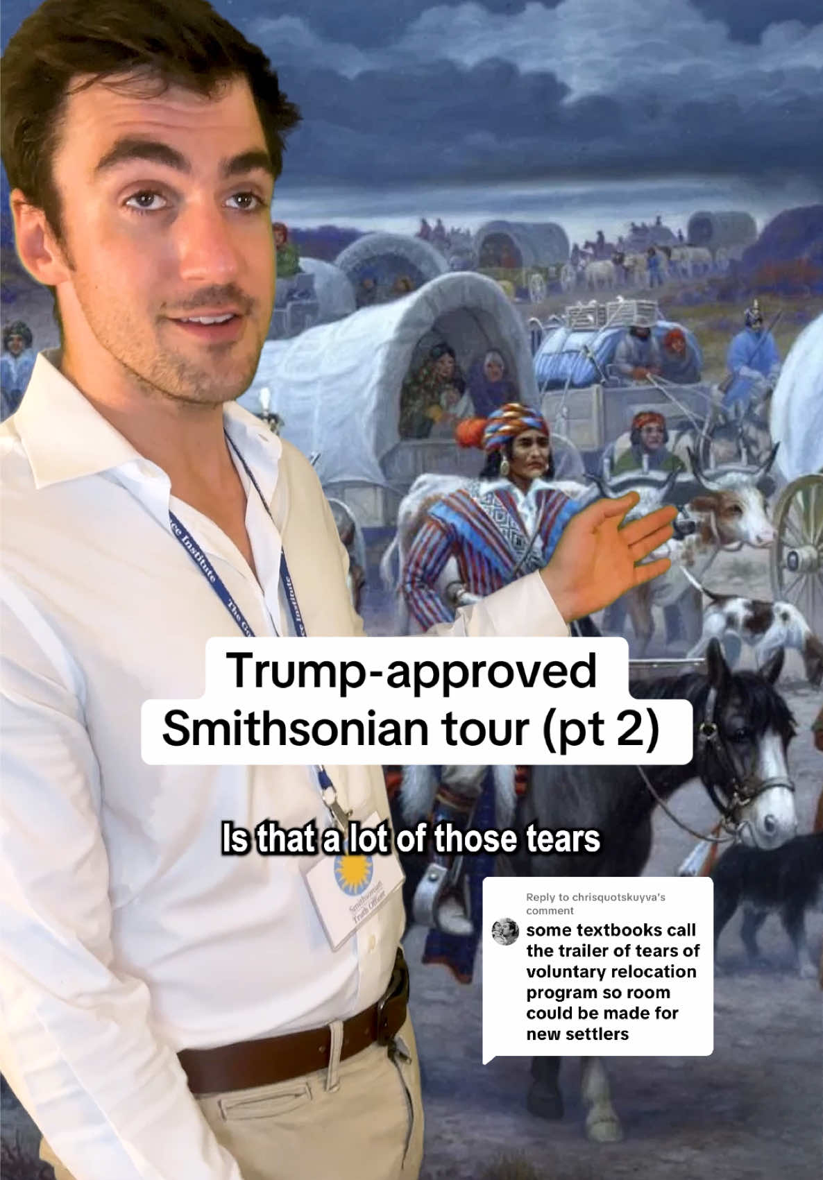 Replying to @chrisquotskuyva a history we can celebrate 🇺🇸 #smithsonian #tour #museum #news #sketchcomedy 
