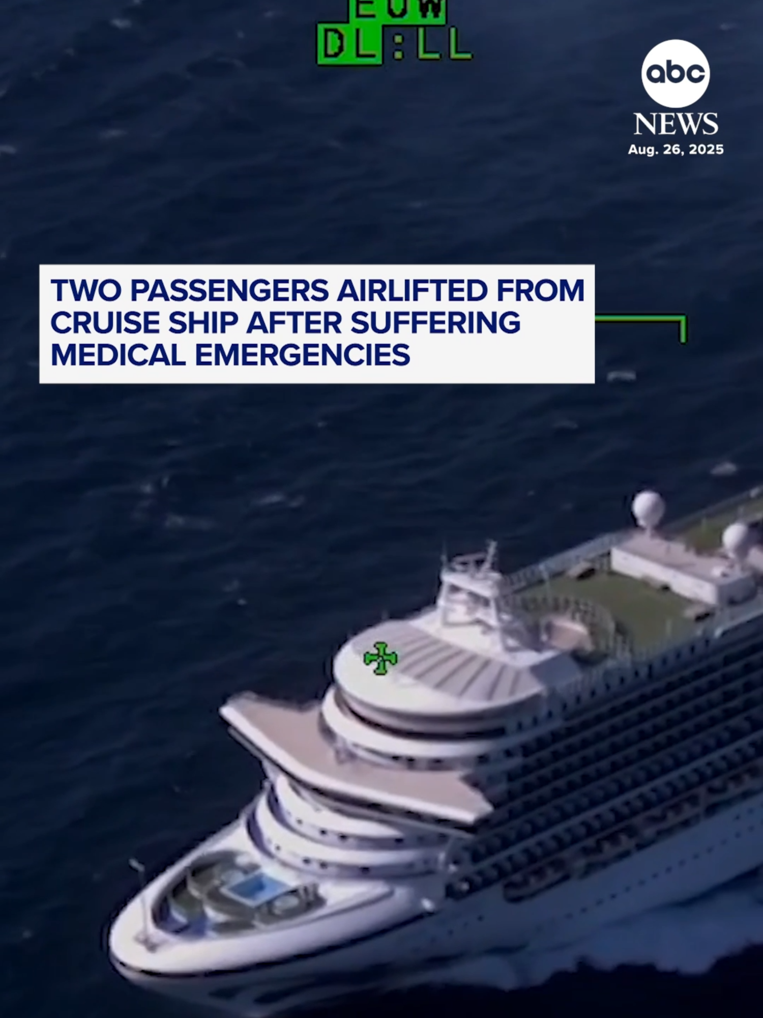 Two passengers who suffered medical emergencies while onboard a cruise ship off the coast of Washington state had to be airlifted by separate helicopters over the weekend.