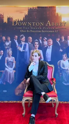 I did not, in fact, lock eyes with Lady Mary but I am holding space for it. Go and see Downton Abbey: the Grand Finale - Sept 12th!@downtonabbeyofficial  #wlw #wlwtiktok #lesbiansoftiktok #downtonabbey 