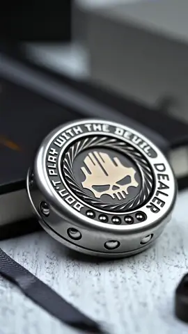 Ever seen a fancy fidget spinner dealer coin? Now you have. Super small batch of these Zirc & Stainless Steel coins dropping Wed at 12pm PT. See you inside the shop!