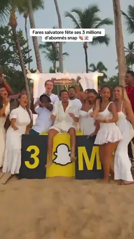 Fares salvatore fête ses 3 millions d’abonnés snap #faressalvatore #snapchat #snap #influencegame @Fares Salvatore 