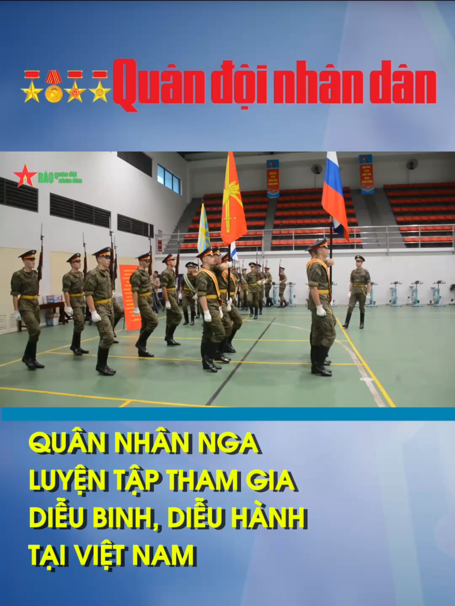 Quân nhân Nga tích cực luyện tập tham gia diễu binh, diễu hành tại Việt Nam #tiktoknews #quandoi