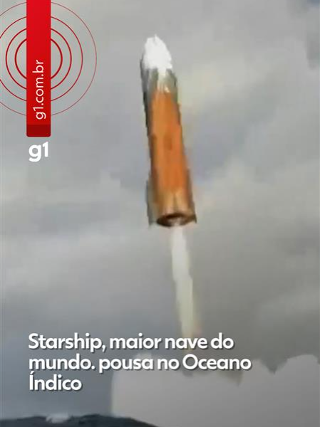 🚀 Novo voo - A SpaceX, empresa de foguetes do bilionário Elon Musk, lançou o 10º voo teste da Starship, a nave espacial mais poderosa do mundo, nesta terça-feira (26). O lançamento saiu de Boca Chica, no estado americano do Texas, por volta das 20h30 (horário de Brasília). Assim como os anteriores, o voo não é tripulado. Antes do lançamento desta terça, o 10º voo da maior nave do mundo já tinha sido adiado duas vezes. Pouco mais de uma hora após o lançamento, a Starship pousou no Oceano Índico. Ao tocar na água, a nave ficou coberta por chamas, mas a SpaceX não informou o que aconteceu. Veja mais clicando em 'leia o artigo' #g1 #g1inovação #spacex #starship #tiktoknotícias