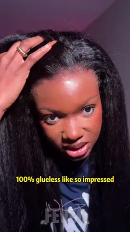 Pull, pull, done! Kinky straight + 360 lace = SCALP vibes only 😍 No glue. No stress. Just smooth & flawless ✨@Rellablack  🎓 Back 2 School Deals → Don’t sleep, sis!”#wigfever #halfwigtok #backtoschoolhairstyles #humanhairwig #360wig 