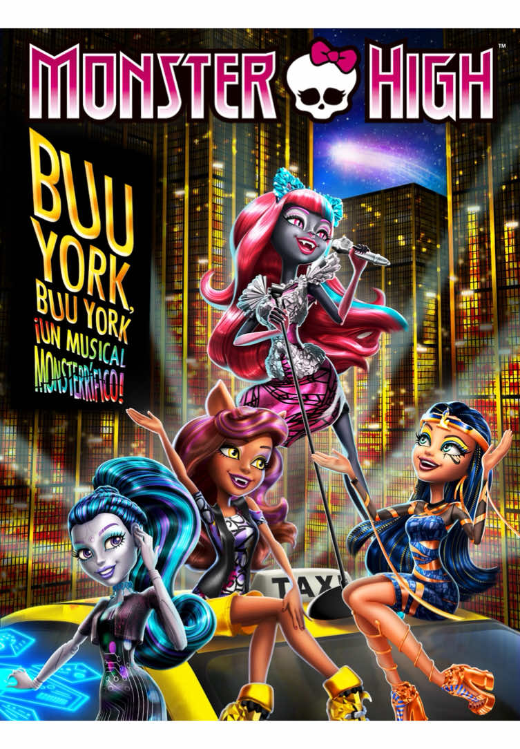 Monster High: Buu York, Buu York ¡Un musical Monsterrifico!🏩💀👧🏻#monster #monsterhigh #monsterhighedit #peliculas #fyp 