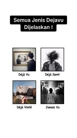 Seluruh Jenis Deja Vu Dijlaskan ! . #dejavu #edukasi 