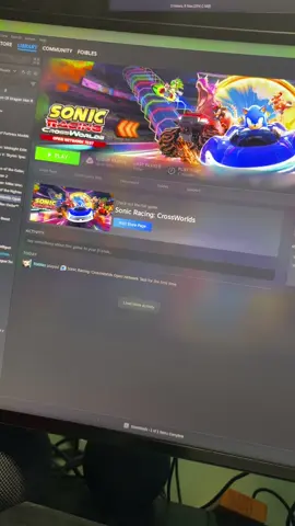 How to play Sonic Racing Crossworlds early #sonic #sonicracingcrossworld #pcgaming #steam #sega  Github link: https://github.com/UE4SS-RE/RE-UE4SS/releases