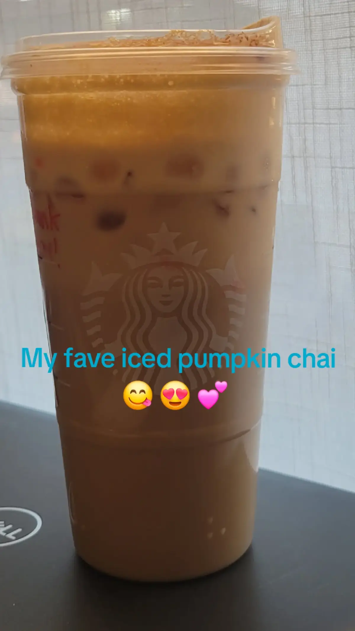 #icedpumpkincreamchailatte #starbucks #fall #sza #f2f 