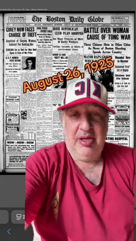 August 26, #1925 #onehundredyearsagotoday #innsmouthradio #history #greenscreen 