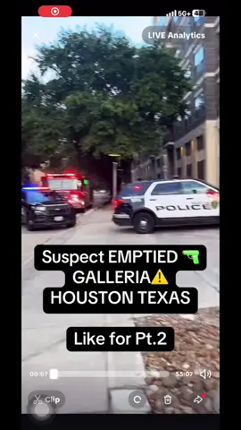 A man emptied his clip into the 🏊 pool at #5151Alexan an #uptown #Galleria #police #MentalHealth apparently he was experiencing a mental health episode. I stayed and watched the whole thing pan out. Nobody was hurt. 