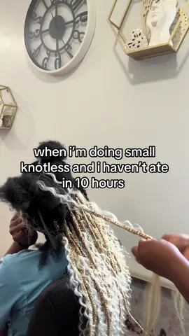 POV: been slaying small knotless for 10 hrs straight 🤦🏽‍♀️ but all I can think about is a seafood boil 😩🦀🦐🍽️ #BraiderLife #SmallKnotless #fypシ゚viral #HairTok #BraidsOnBraids      