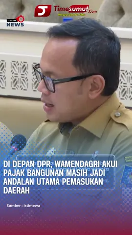 Wakil Menteri Dalam Negeri (Wamendagri) Bima Arya Sugiarto mengklaim bahwa Pajak Bumi dan Bangunan Perdesaan dan Perkotaan (PBB-P2) jadi penyumbang pemasukan terbesar untuk Pendapatan Asli Daerah (PAD) di sebagian besar kota dan kabupaten di Indonesia. #PajakBangunan #Wamendagri #PajakDaerah #PendapatanDaerah #DPR #AnggaranDaerah #KeuanganPemerintah #BeritaPolitik #EkonomiIndonesia #KabarTerkini