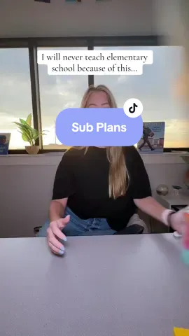 The difference between elementary and middle school is crazy.  #subplans #elementaryteacher #middleschoolteacher #teachersoftiktok #teachertips 