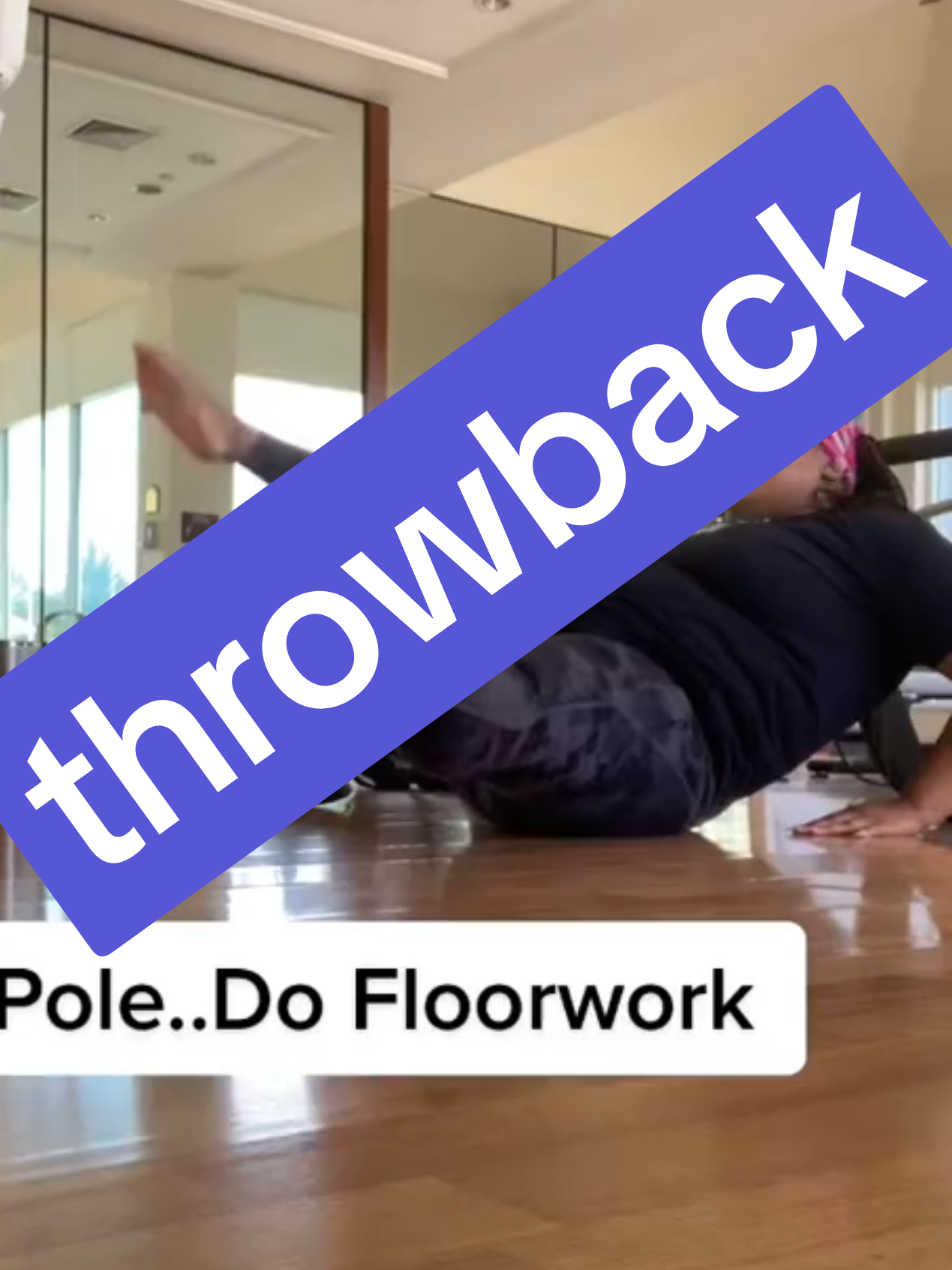 when you need to workout #plussizepoledancer #biggirlspoledancetoo #polechoreo #PoleDancerTruths #beginnerchoreo 