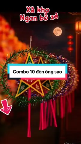Combo 10 đền ông sao#mebapshop #dentrungthu #trungthu2025🏮🌟🌕 