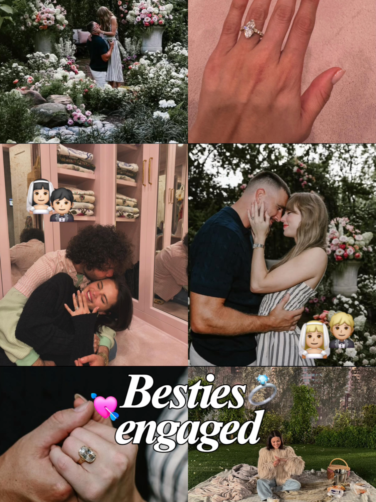 ¿Amamos a #taylorswift y #selenagomez comprometidas? Porque parece que todas las redes sí 🥹💘 #fashiontiktok #swiftie #selenators