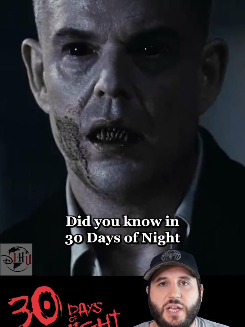 Did you know in 30 DAYS OF NIGHT? #fyp #30daysofnight #30days #vampire #steveniles #joshhartnett #comicbook #graphicnovel #viral #trending #doesitholdup #funfacts #moviefacts 