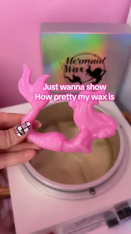 @Mermaid Wax is so pretty!! It’s my fav! They should literally sponsor me! I’m there biggest fan! #mermaidwax #waxersoftiktok #waxer #esthetician 